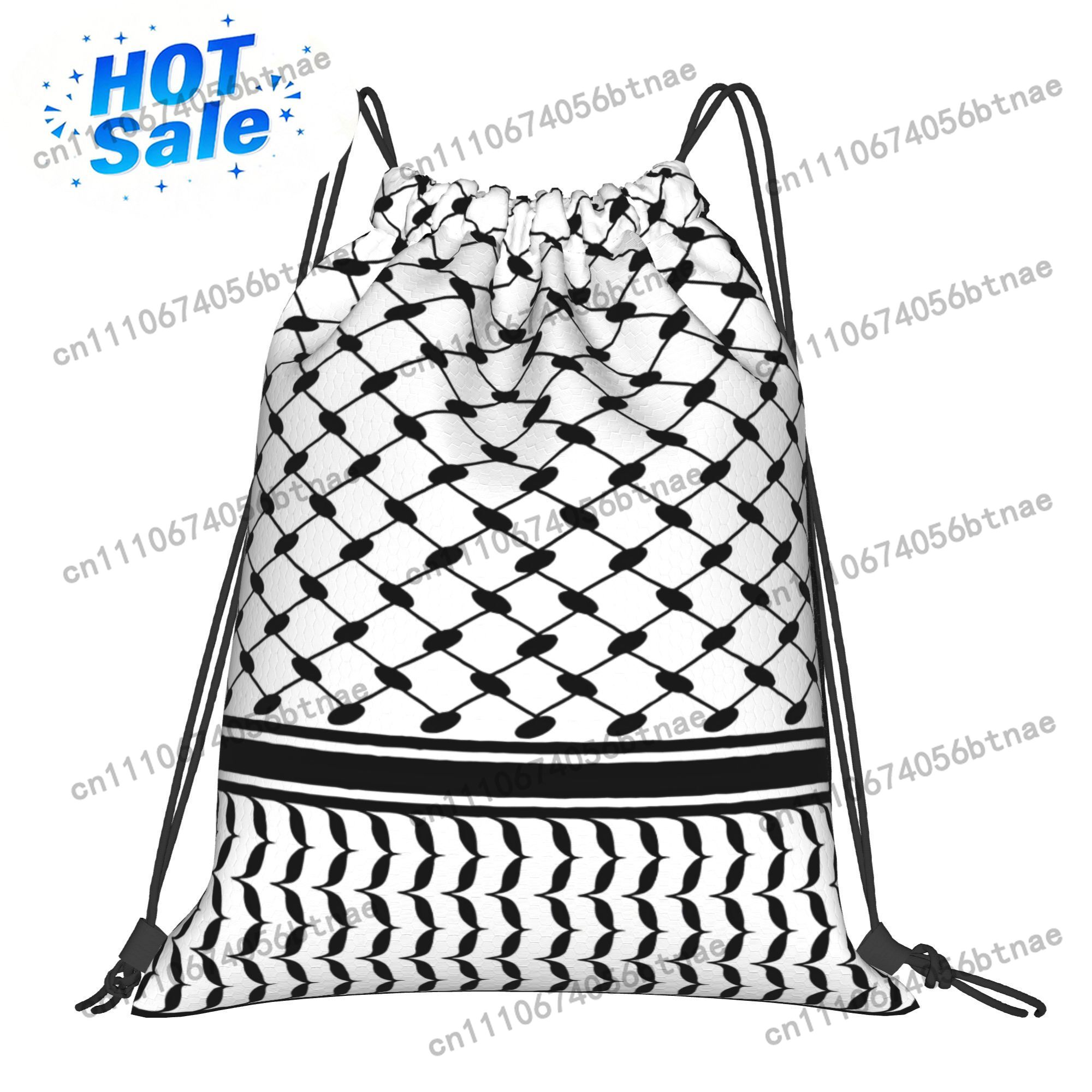 Sac à cordon motif Kufiya moye - Drawstring Gym Bag avis et prix