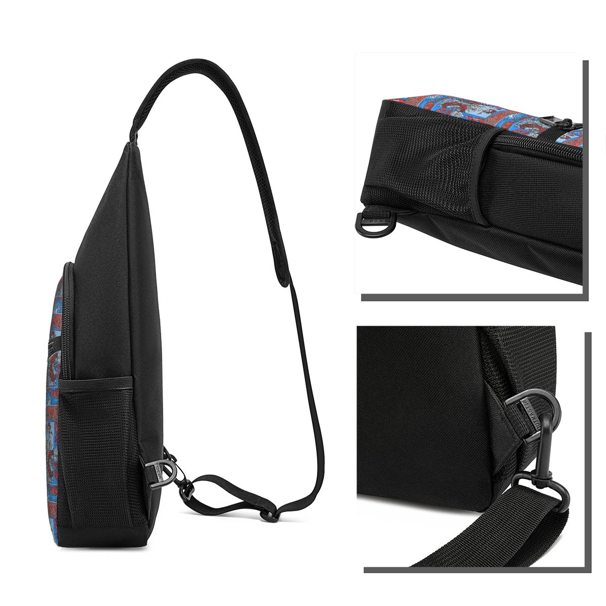 Sac de poitrine Grateful Dead  - Sling Backpack Shoulder avis et prix
